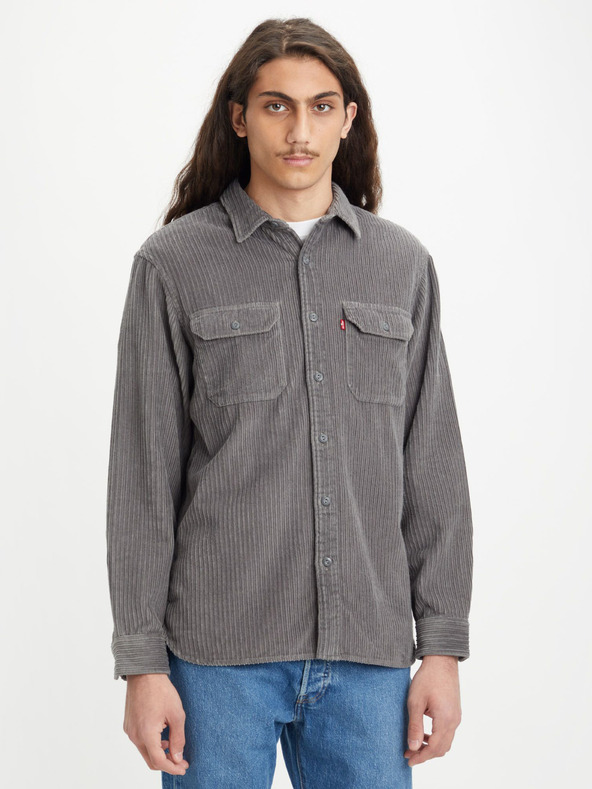 Levi's® Levi's® Jackson graues Herren-Cordhemd
