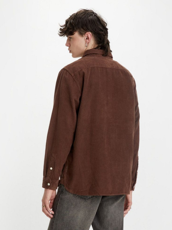 Levi's® Dunkelbraunes Herren Levi's® Jackson Worker Kordhemd