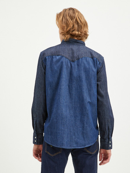 Levi's® Dunkelblau Herren Levi's® Barstow Western Standard Denim Hemd