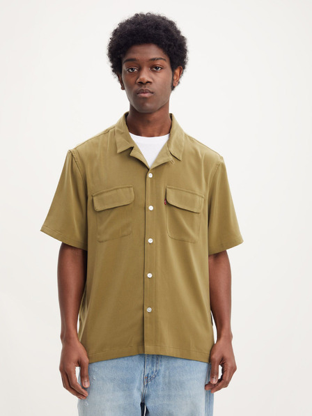 Levi's® Khakifarbenes Herren Levi's® Kurzarm-Pyjamahemd