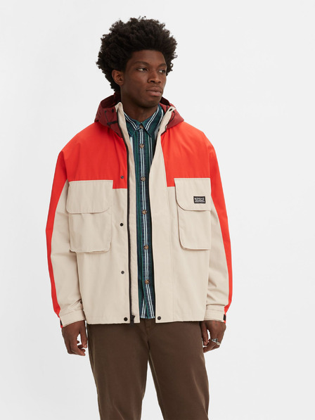 Levi's® Rote und beige Herren Levi's® Bartlett Winterjacke