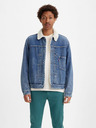 Levi's® Blaue Herren Levi's® Type 1 Sherpa Trucker Fall Bre Denim Jacke