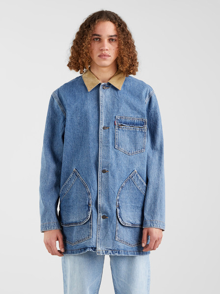 Levi's® Blaue Herren Levi's® Brisbane Chore erweiterte Jeansjacke