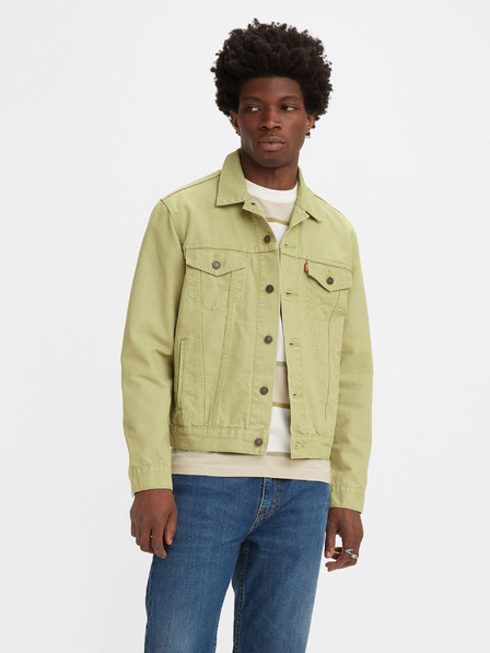 Levi's® Hellgrüne Levi's® Trucker-Jeansjacke für Herren