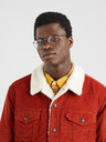Levi's® Ziegelfarbene Herren Levi's® Sherpa Trucker Cordjacke