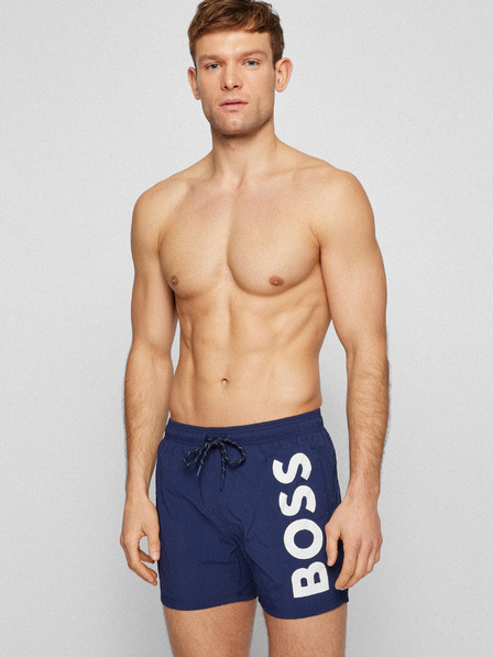 BOSS Dunkelblaue Herren-Badebekleidung HUGO BOSS Octopus