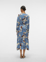 Vero Moda Blaues Damen-Blumenkleid Vero Moda Berta