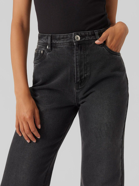 Vero Moda Schwarze Damenjeans mit weitem Bein Vero Moda Rachel