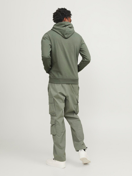 Jack & Jones Grüner Herren-Kapuzenpullover Jack & Jones Map