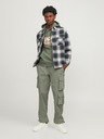 Jack & Jones Grüner Herren-Kapuzenpullover Jack & Jones Map