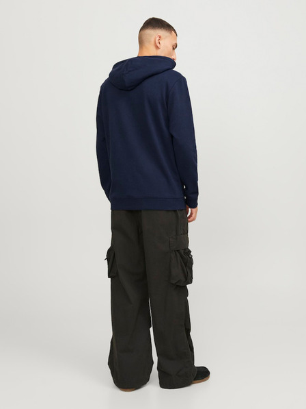 Jack & Jones Dunkelblauer Herren-Kapuzenpullover Jack & Jones Map