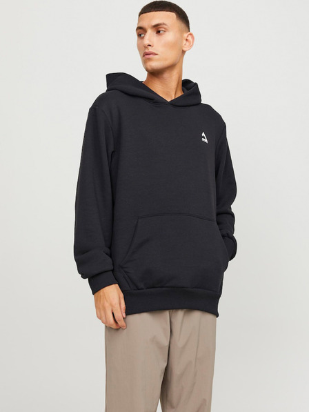 Jack & Jones Schwarzer Herren Jack & Jones Triangle Hoodie