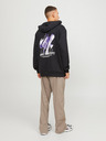 Jack & Jones Schwarzer Herren Jack & Jones Triangle Hoodie