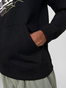 Jack & Jones Schwarzer Herren-Kapuzenpullover Jack & Jones Map