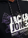 Jack & Jones Schwarzer Herren-Kapuzenpullover Jack & Jones Map