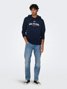 ONLY & SONS Dunkelblauer Herren-Kapuzenpullover ONLY & SONS Lenny