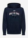 ONLY & SONS Dunkelblauer Herren-Kapuzenpullover ONLY & SONS Lenny