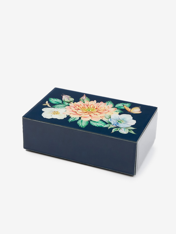 SIFCON Aufbewahrungsbox aus dunkelblauem Glas SIFCON