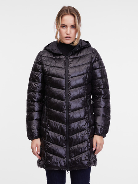 Orsay Schwarzer Damen-Steppmantel ORSAY