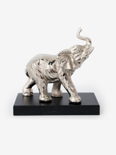 SIFCON Dekorative Metallstatuette in Silber SIFCON Elefant