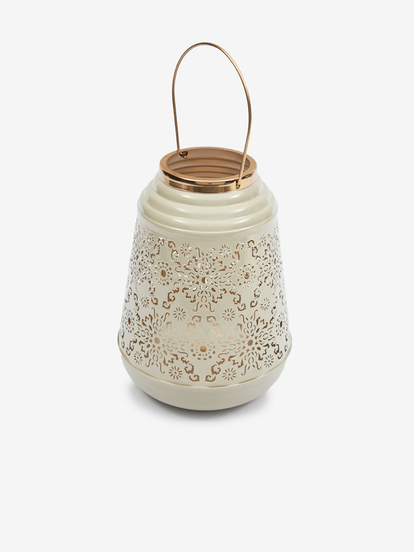 SIFCON SIFCON Beige Metall-Laterne