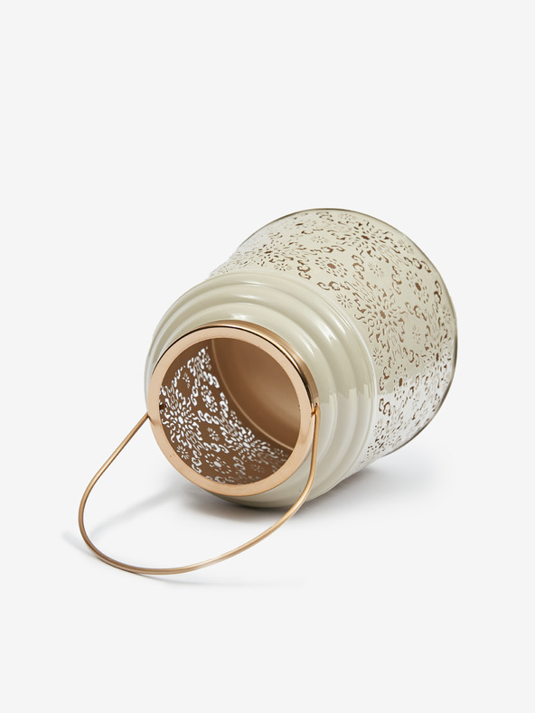 SIFCON SIFCON Beige Metall-Laterne