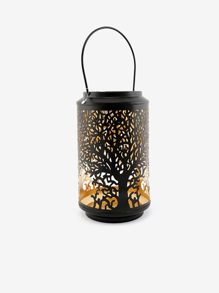 SIFCON Laterne Tree Of Life aus schwarzem Metall 15x25 SIFCON