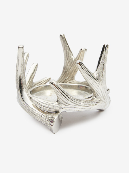SIFCON SIFCON Antlers Teelichthalter in silberner Farbe