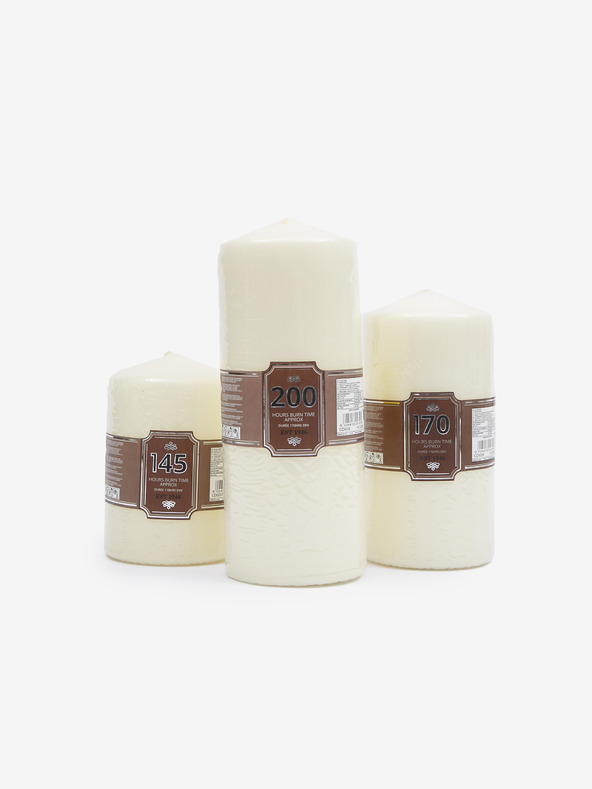 SIFCON Creme Kerze 25x10 cm SIFCON