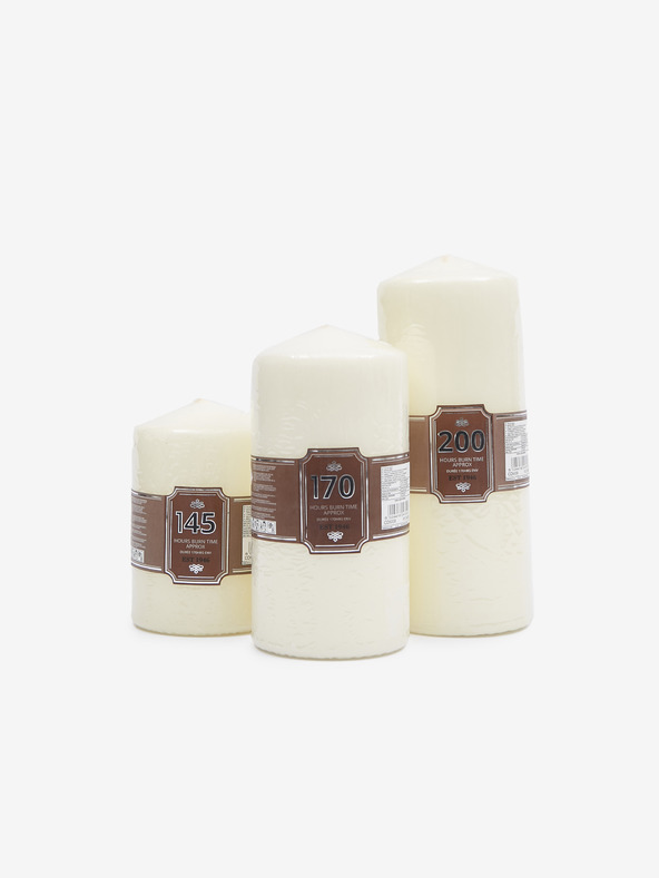 SIFCON Creme Kerze 20x10 cm SIFCON