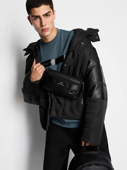 Armani Exchange Schwarze Herren Winterjacke Armani Exchange