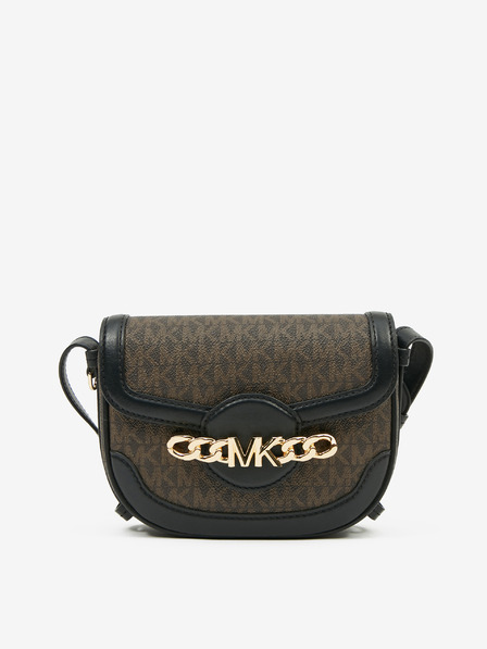 Michael Kors Dunkelbraune Michael Kors Hally Crossbody Handtasche