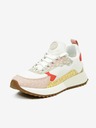 Michael Kors Rosa und weiße Michael Kors Theo Damen-Sneakers