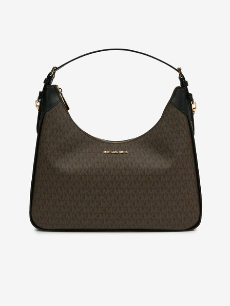 Michael Kors Dunkelbraune gemusterte Damenhandtasche von Michael Kors