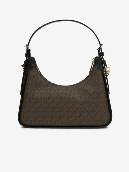 Michael Kors Dunkelbraune gemusterte Damenhandtasche von Michael Kors