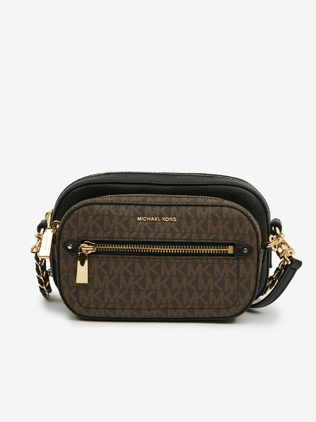 Michael Kors Dunkelbraune Damen Leder Crossbody Handtasche Michael Kors