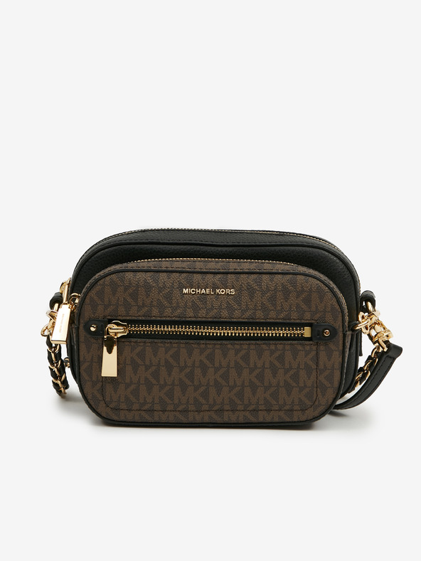 Michael Kors Dunkelbraune Damen Leder Crossbody Handtasche Michael Kors