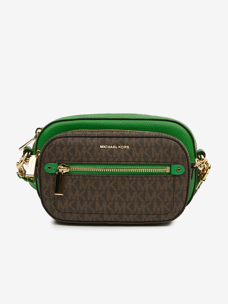 Michael Kors Braun und grün Damen Leder Crossbody Handtasche Michael Kors