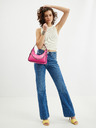 Michael Kors Dunkelrosa Damen Leder Crossbody Handtasche Michael Kors