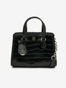 Michael Kors Schwarze Lederhandtasche mit Krokodilmuster für Damen Michael Kors
