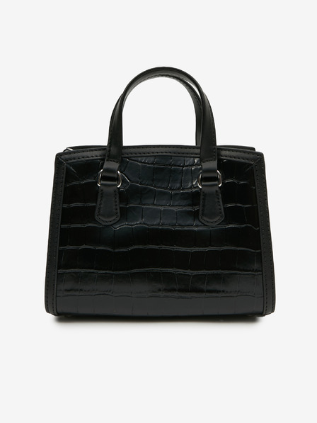 Michael Kors Schwarze Lederhandtasche mit Krokodilmuster für Damen Michael Kors