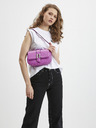 Karl Lagerfeld Dunkelrosa Damen-Lederkreuztasche KARL LAGERFELD Shooting Stars