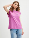 Karl Lagerfeld Rosa Damen-T-Shirt KARL LAGERFELD Ikonik
