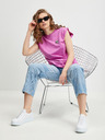 Karl Lagerfeld Rosa Damen-T-Shirt KARL LAGERFELD Ikonik