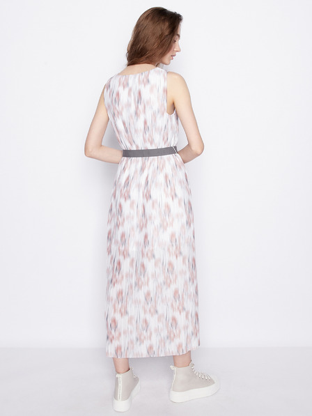 Armani Exchange Weißes gemustertes Damen Maxikleid von Armani Exchange
