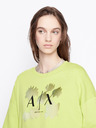 Armani Exchange Hellgrünes Damen-Sweatshirt in Übergröße Armani Exchange