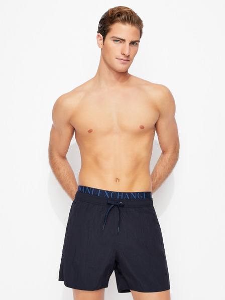 Armani Exchange Dunkelblaue Herren-Bademode Armani Exchange
