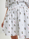 Karl Lagerfeld Weiße gemusterte Damen-Shorts/-Röcke KARL LAGERFELD x Disney