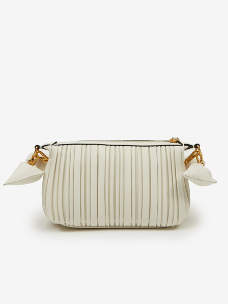 Karl Lagerfeld Cremefarbene KARL LAGERFELD Kushion geknotete Handtasche für Damen