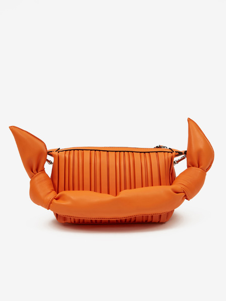 Karl Lagerfeld Orangefarbene KARL LAGERFELD Kushion geknotete Handtasche für Damen